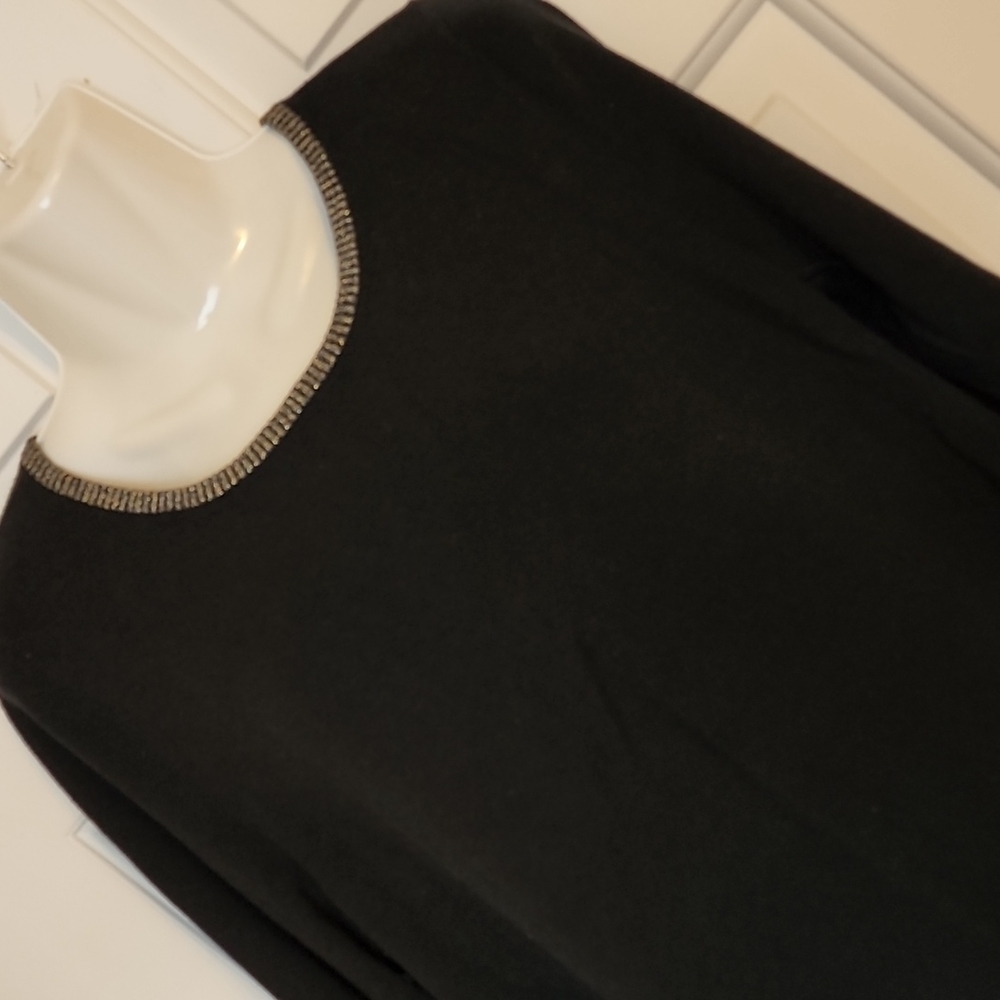 DG2 Quad Blend Metallic Bell Cuff Sweater